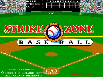 Strike Zone Baseball screen shot title